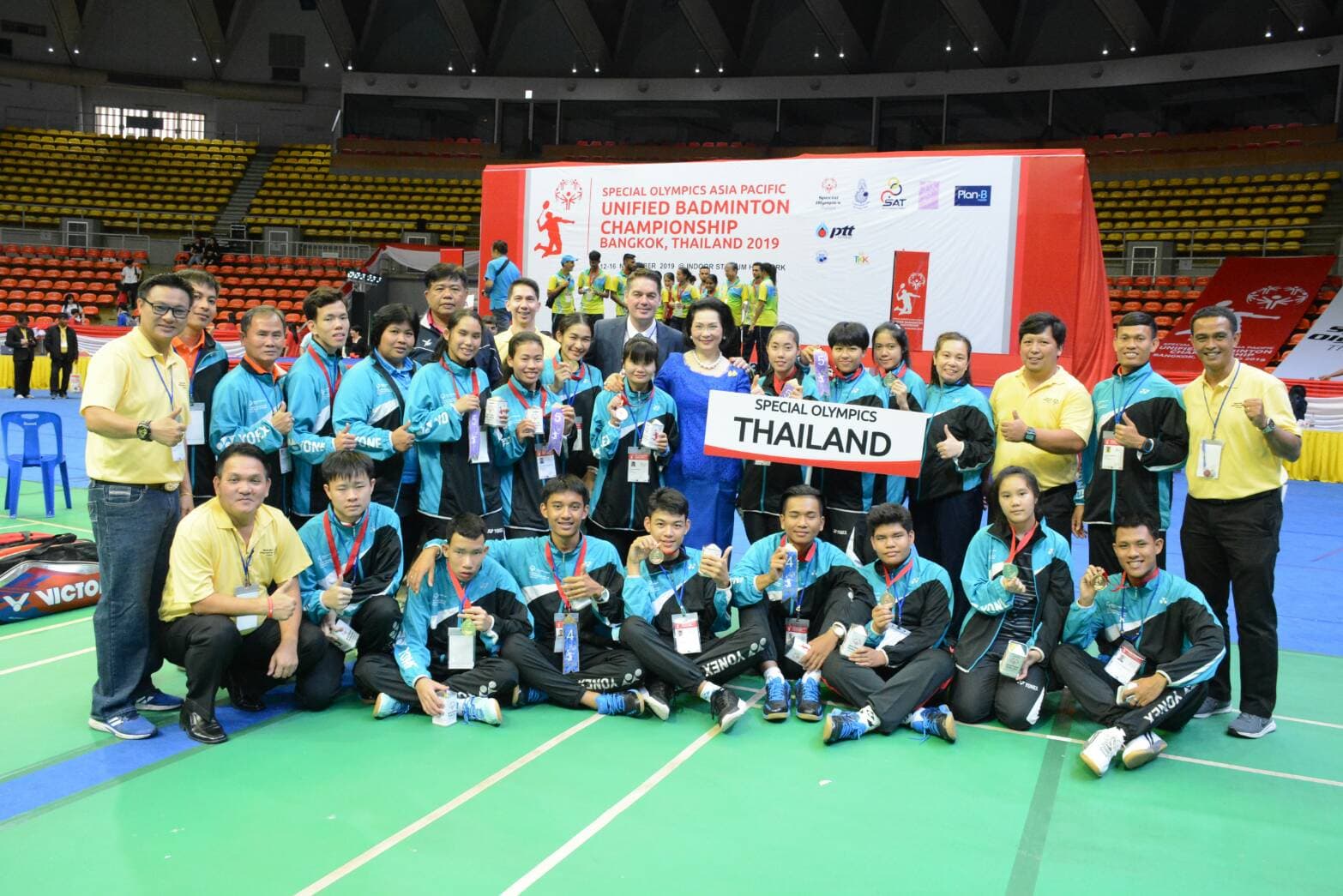 พิธีมอบรางวัล - ปิดการแข่งขัน 1st S.O. Asia Pacific Unified Badminton Championship