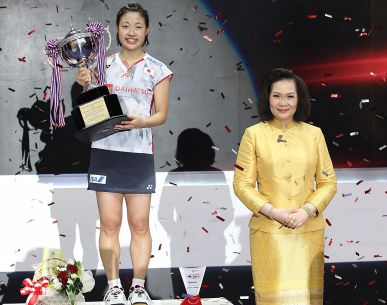 โนโซมิ โอกูฮาระ คว้าแชมป์หญิงเดี่ยว ขนไก่ไทยแลนด์โอเพ่น2018