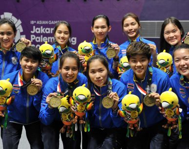 แบดมินตันทีมหญิงไทย คว้าเหรียญทองแดง "เอเชี่ยนเกมส์ 2018"