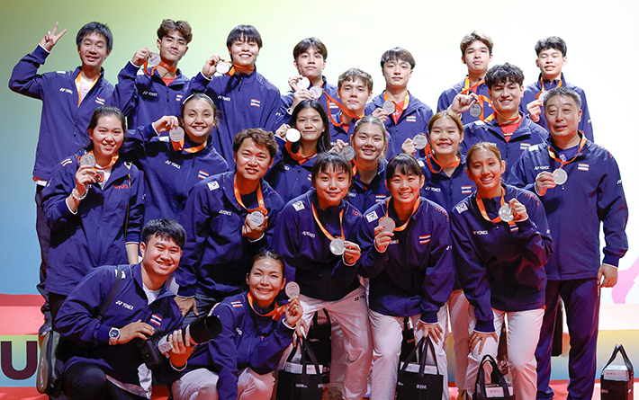 แบดมินตันไทย พ่ายจีนหวุดหวิด คว้ารองแชมป์ทีมผสมเยาวชนเอเชีย