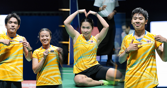 แบดมินตันไทยการันตี 2 ทองซีเกมส์บุคคล คู่ผสม-หญิงเดี่ยว ชิงชนะเลิศกันเอง