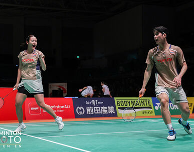 "โนแอล-มูนา" ทุบคู่ไทเป ลิ่วชน "บาส-เฟม" รอบก่อนรองฯ แบดมินตันคุมาโมโตะ มาสเตอร์ส 