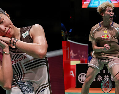 "เมย์" คืนฟอร์มแซงเดือด- "อิคคิว" โค่น "โจว เทียนเฉิน" ลิ่ว 8 คน แบดมินตัน คุมาโมโตะ 