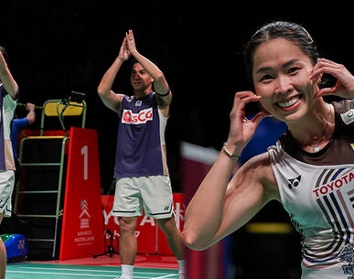 "บาส-เฟม" ลิ่วชิงป้องกันแชมป์! "เมย์" ทะลุชิงคว้าตั๋วเวิลด์ทัวร์ ไฟนอลส์