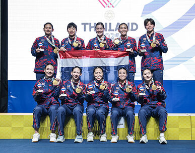 ทีมแบดมินตันสาวไทยย้ำแค้นอินโดนีเซีย คว้าทองซีเกมส์สมัย 10 