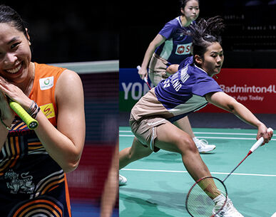 "เมย์ รัชนก" ควงคู่ "มุก-แอนฟิลด์" พาเหรดลิ่วรอบสองแบดมาเลเซีย โอเพ่น 