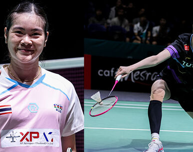 ครีม บุศนันทน์ ลิ่วชน เฉิน ยู่เฟย รอบสองแบดมินตัน มาเลเซีย ด้าน พิชฌามลณ์ พ่ายหวุดหวิด