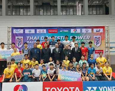 จิรภัทร ฟอร์มดุ! ผงาดคว้าแชมป์ชายเดี่ยว ยู-15 แบดมินตัน TDP ภาคกลาง