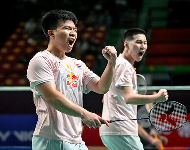 "พี-โอโม่" ฟอร์มสด! ต้อนคู่ฝรั่งเศส ทะลุรอบสองแบดมินตัน โตโยต้า ไทยแลนด์ โอเพ่น 